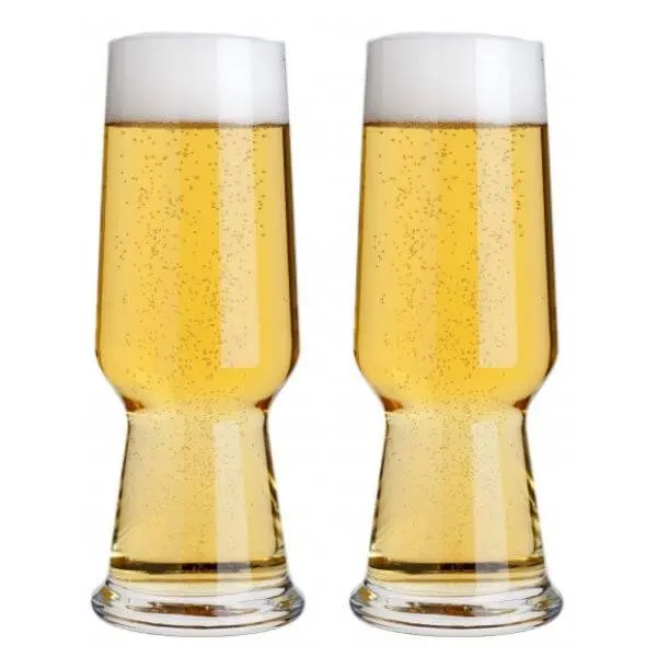 Luigi Bormioli Birrateque Pilsner Glasses – Set Of 2, Brewery-Approved Design 1