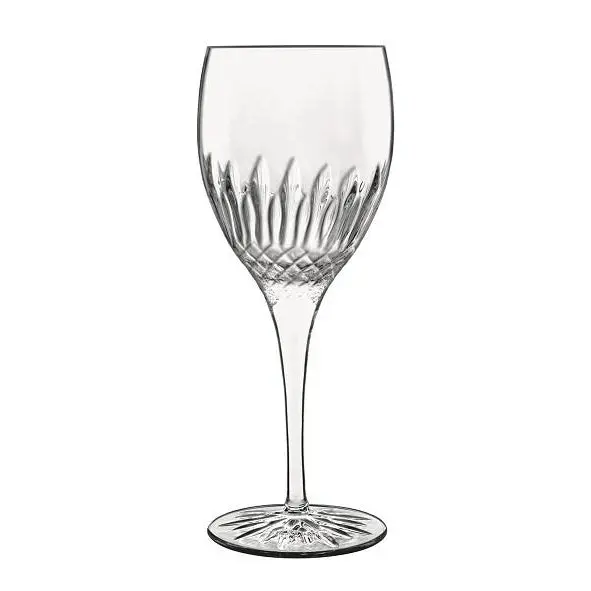Luigi Bormioli Diamante Riesling Wine Glasses – 380Ml, Set Of 4, Crystal Clear 1