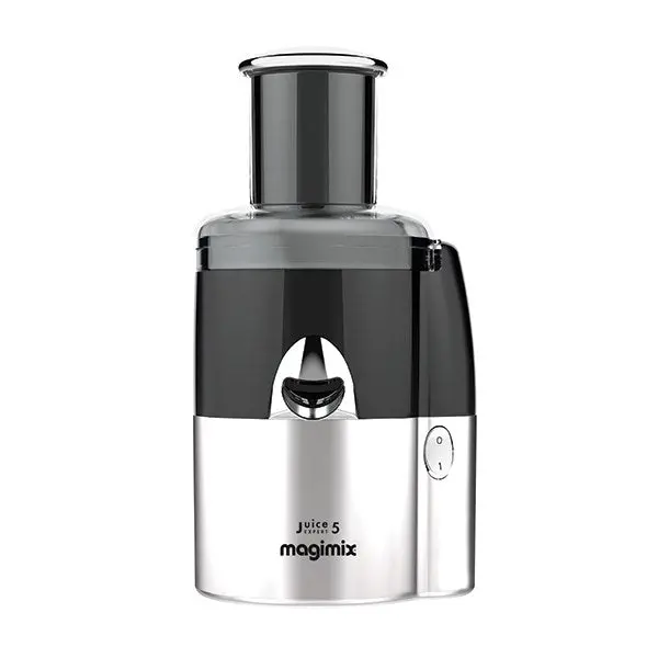Magimix Juice Expert 5 Cold-Press Juicer – Chrome & Black Finish (Model 18093F) 1