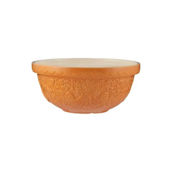 Mason Cash Home To Roost Mixing Bowl – 24Cm Orange Hen Ceramic 1