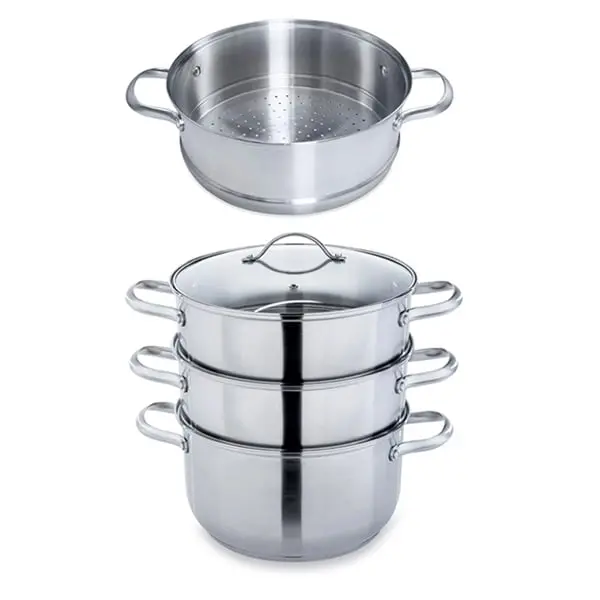 Mathon Expanded Steam Cooker Kit (26 Cm Base + 3 Baskets Total) 1