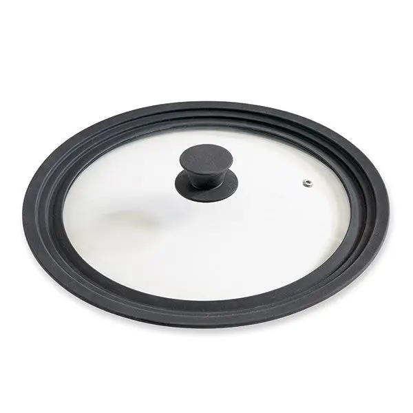 Mathon Multi-Size Glass-And-Silicone Lid – Fits 28, 30 & 32 Cm Pots And Pans 1