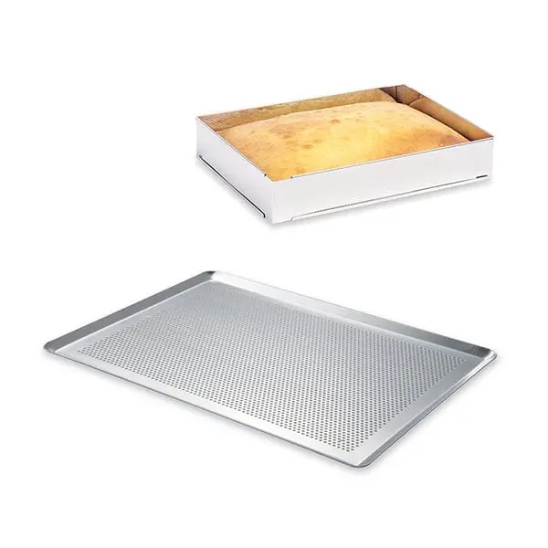 Mathon Perforated Pastry Tray (40 Cm) + Adjustable Cake Sheet 1