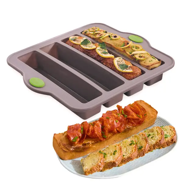 Mathon Rigiflex – 4-Cavity Mini Loaf Pan For Appetizers 1