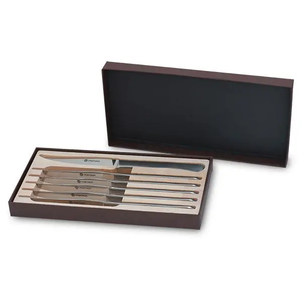 Mathon Stainless Steel Steak Knife Set – 6-Piece Premium Collection 1