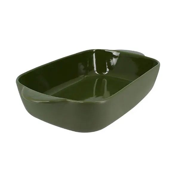 Menastyl Octave Large Green Stoneware Baking Dish – 38 X 23 Cm 1