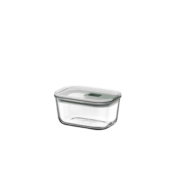 Mepal Easyclip Nordic Sage Glass Storage Jar: 450 Ml Airtight Container 1