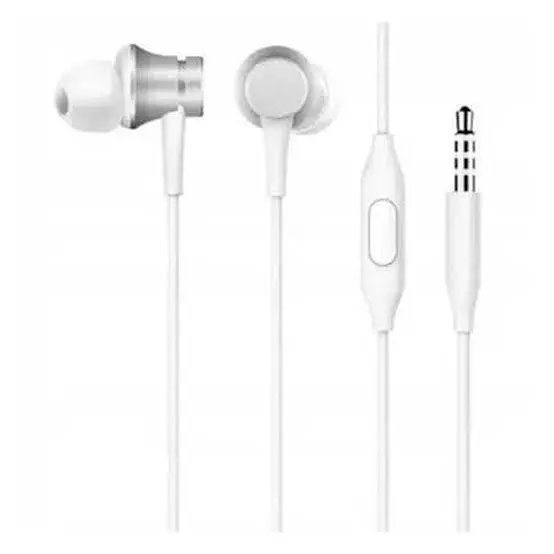 Mi Basic In-Ear Headphones – Lightweight Wired Earbuds In Silver 1