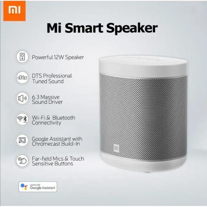 Mi Smart Speaker – 12W Audio Output With Voice Response Feature 1