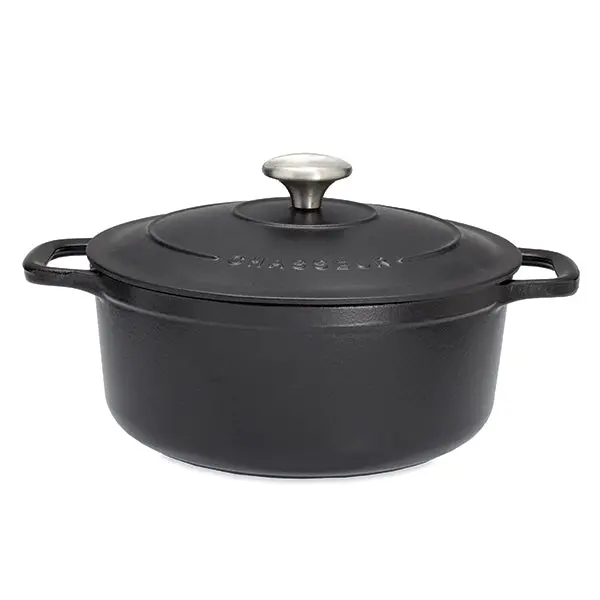 Mini Black Cast Iron Casserole – 12 Cm, 0.6 L, Chasseur 1