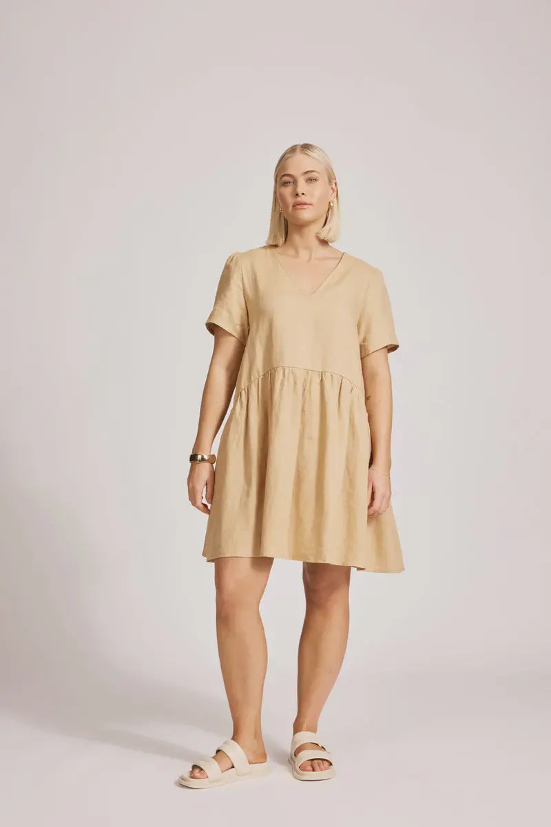 Miramar Camel Midi Dress 1