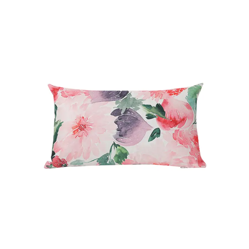 Miri Botanical Floral Kidney Pillow Cover 1