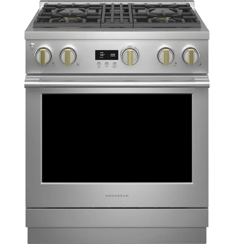 Monogram 30-Inch Dual-Fuel Professional Range – 4 Burners 2