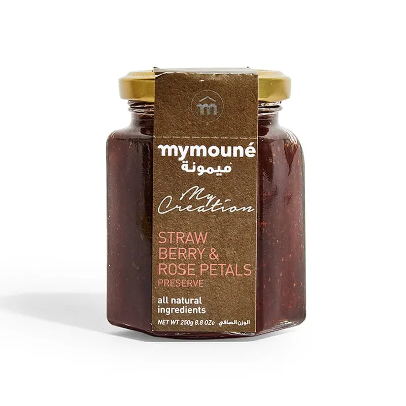 Mymouné Strawberry & Rose Petal Preserves 1