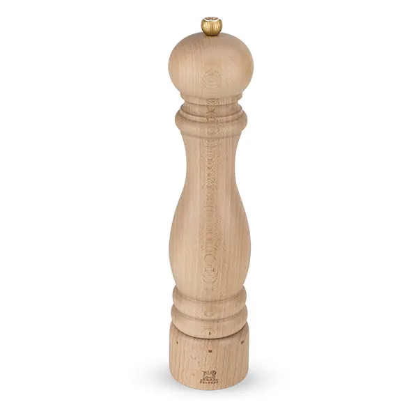 Natural Wood Paris Salt Mill – 30 Cm Height By Peugeot 1