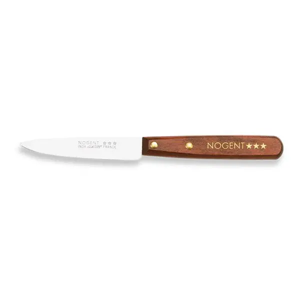 Nogent 9 Cm Paring Knife With Traditional Wooden Handle 1