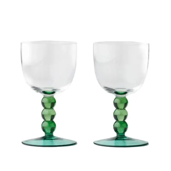 Nora Green Goblet Glasses Set Of 2 1