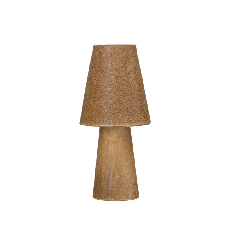 Nora Rust Table Lamp – Contemporary Ceramic Accent Lamp 1