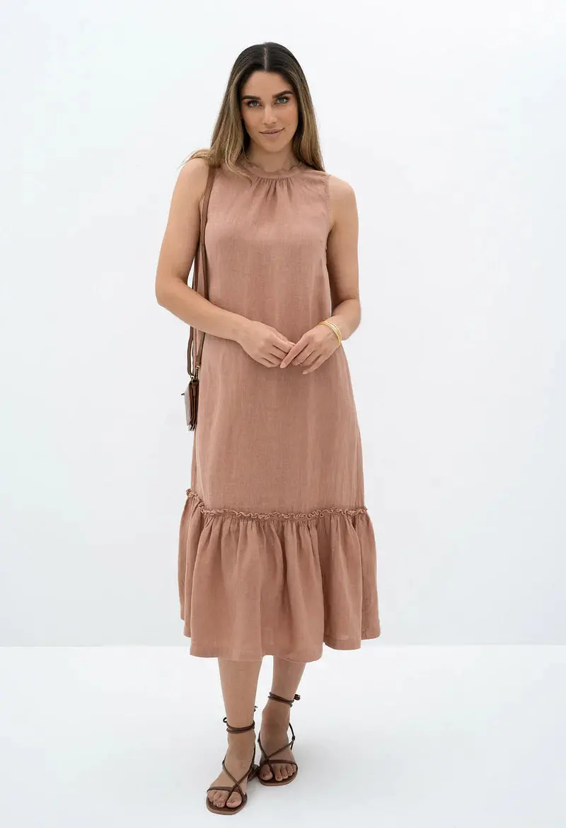 Nusa Summer Dress In Frappe Tone 1
