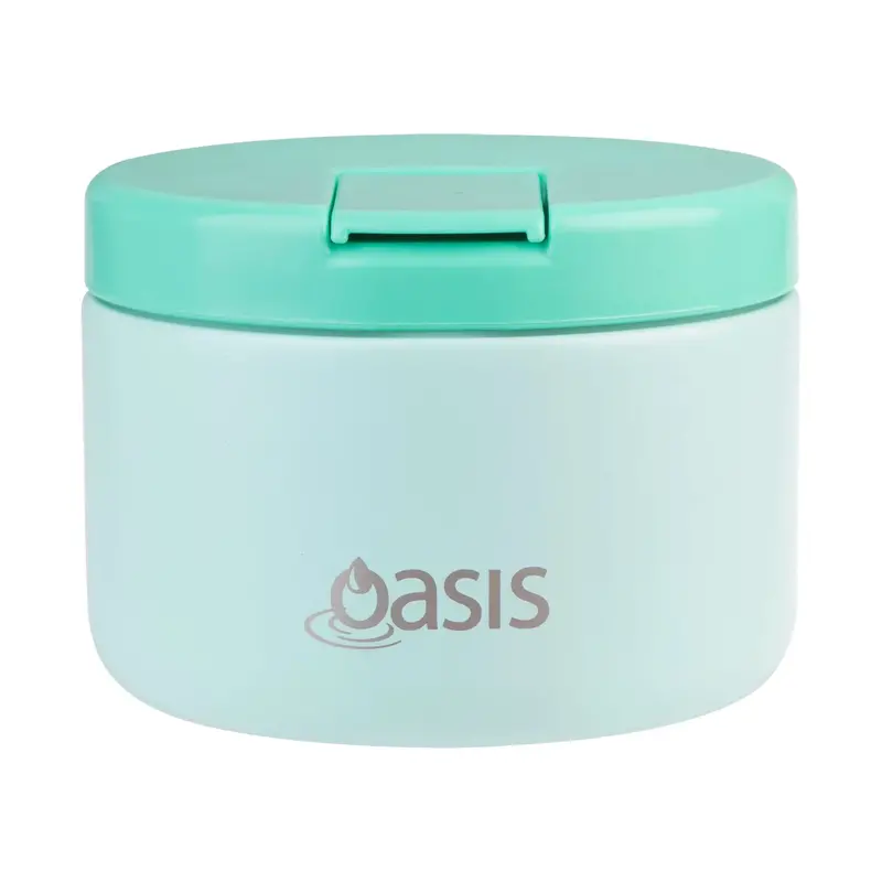 Oasis Mint Green 300Ml Vacuum-Insulated Stainless Steel Food Flask 1