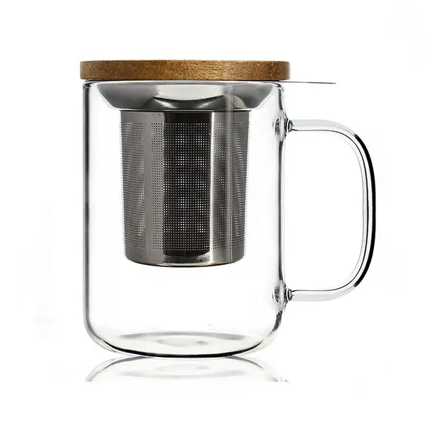 Ogo Gustave Glass Tea Infuser – 450 Ml Capacity 1