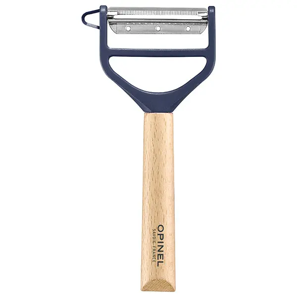Opinel T Duo Razor Peeler With Blue Wooden Handle 1