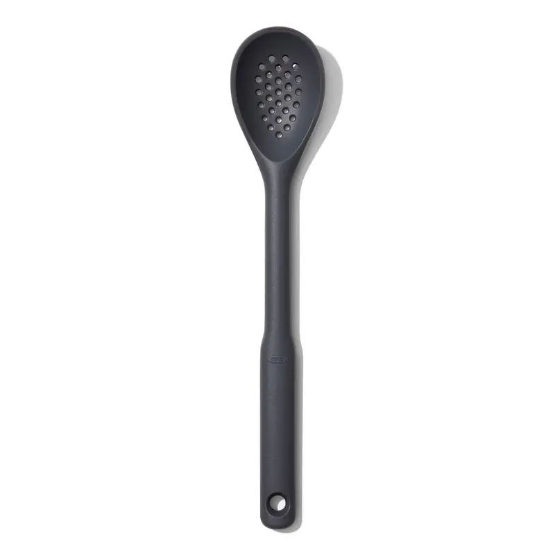 Oxo Slotted Spoon – Flexible Silicone Cooking Spoon With Comfort Grip 1