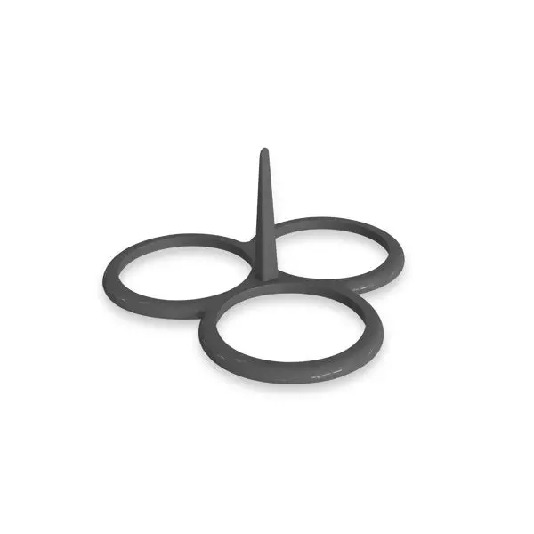 Patisse Non-Stick Blini Mold – 3-Cavity Silicone Pan For Stovetop Use 1