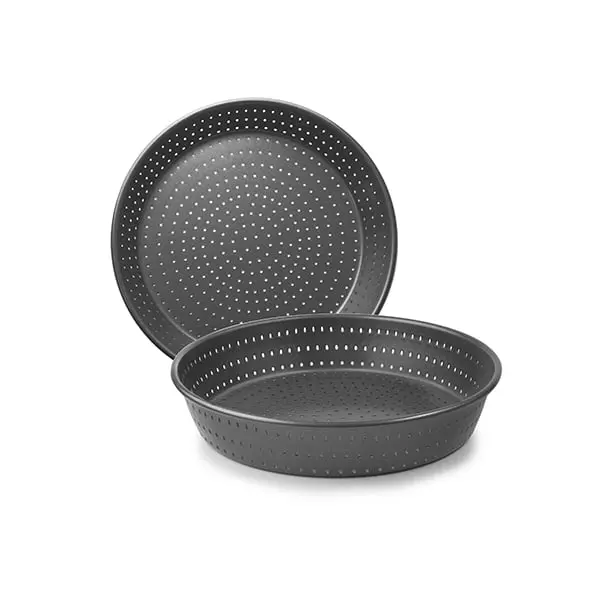 Perforated Non-Stick High-Rim Baking Pan – 24 Cm, Ibili 1