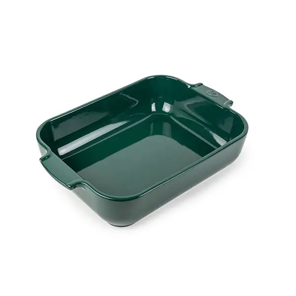 Peugeot Appolia Rectangular Ceramic Oven Dish – Forest Green, 32 Cm 1