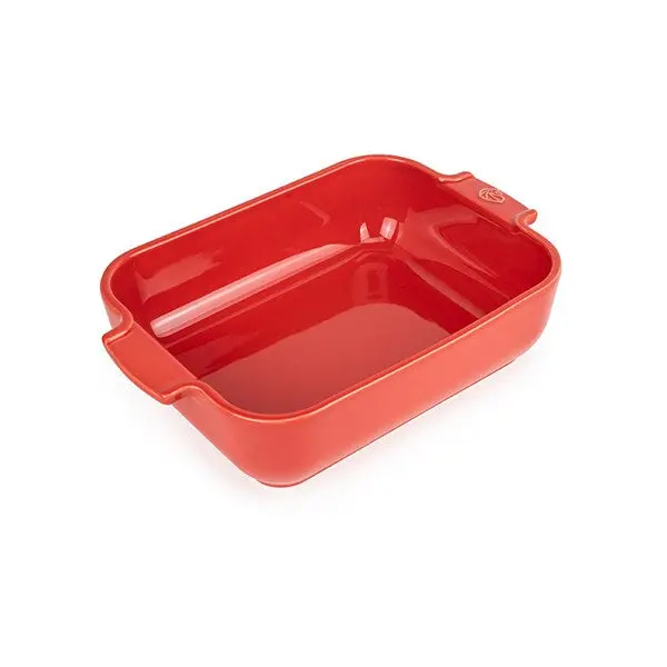 Peugeot Appolia Rectangular Red Ceramic Oven Dish – 25 Cm 1