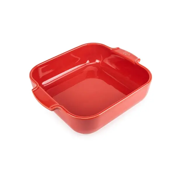 Peugeot Appolia Red Square Ceramic Baking Dish – 28 Cm Wide 1