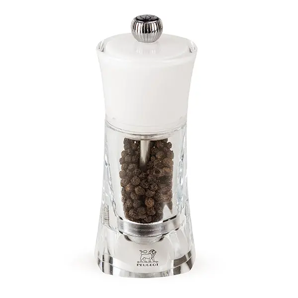 Peugeot Molène White Ceramic Pepper Grinder – Minimalist Design 1