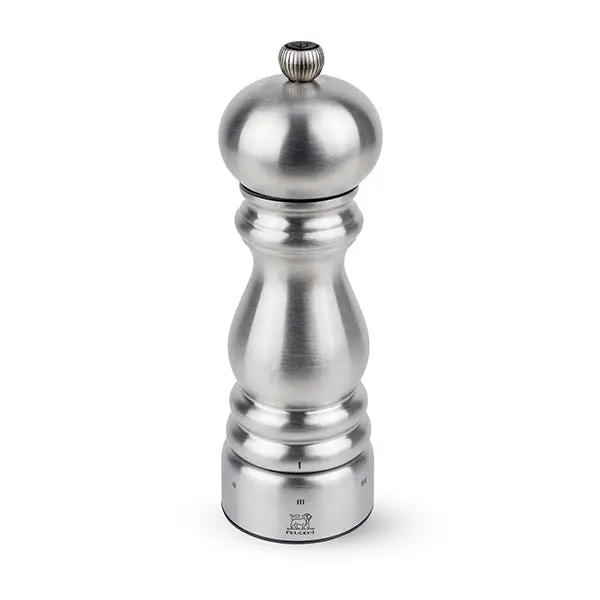 Peugeot Paris Chef Stainless Steel Pepper Mill – 18 Cm Professional Grade 1