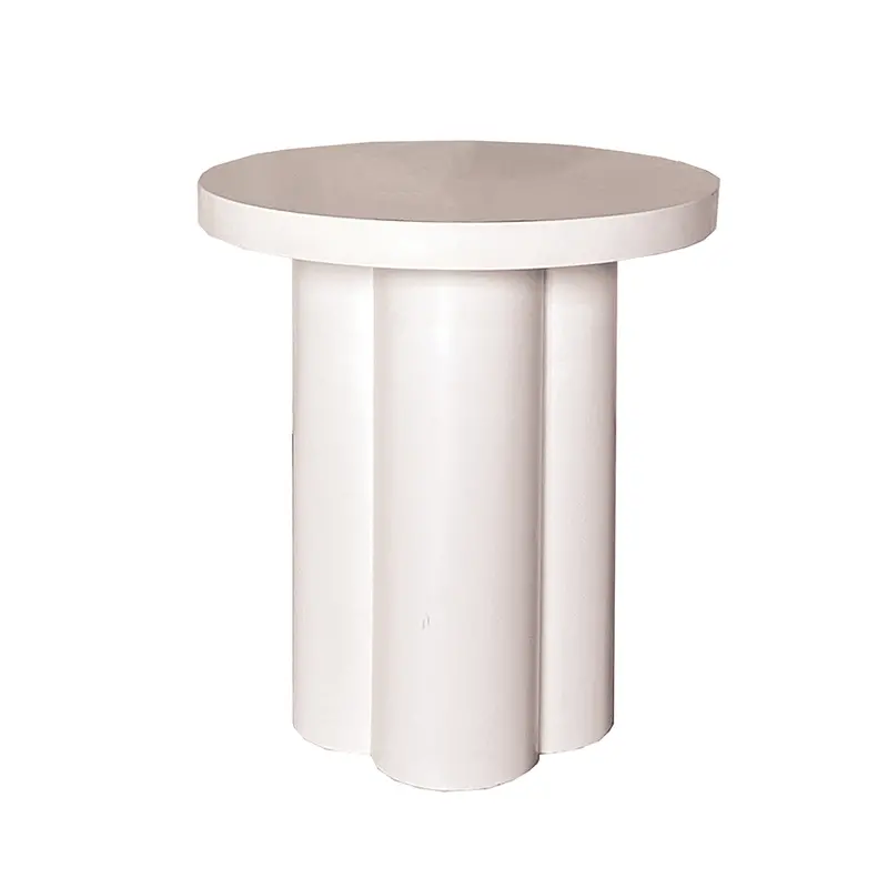 Phoebe Sleek Round Side Table 1