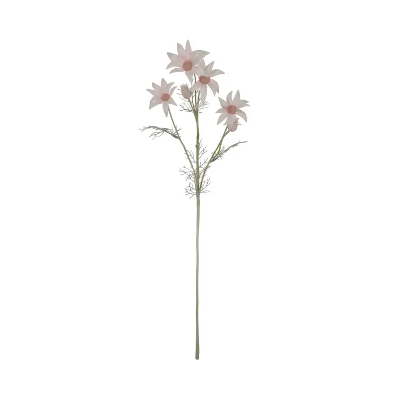 Pink Flannel Flower Stem Decorative Accent 1