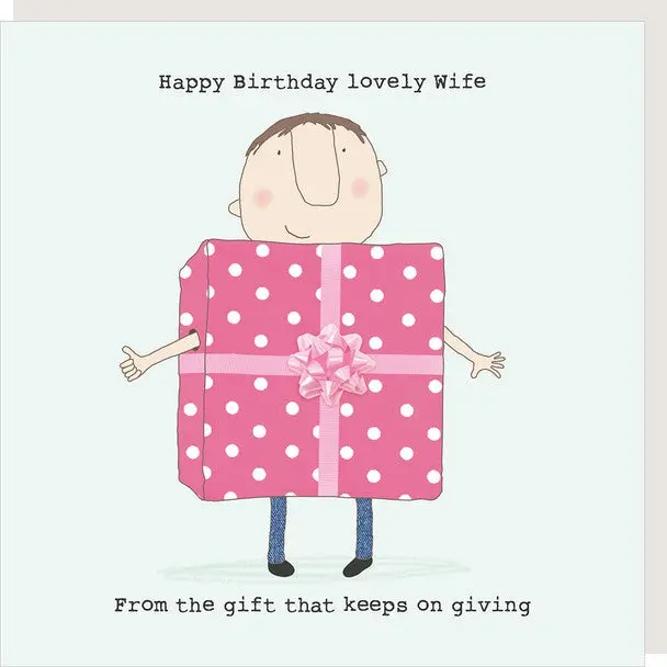 Playful Kiss-Themed Card For Wives 1
