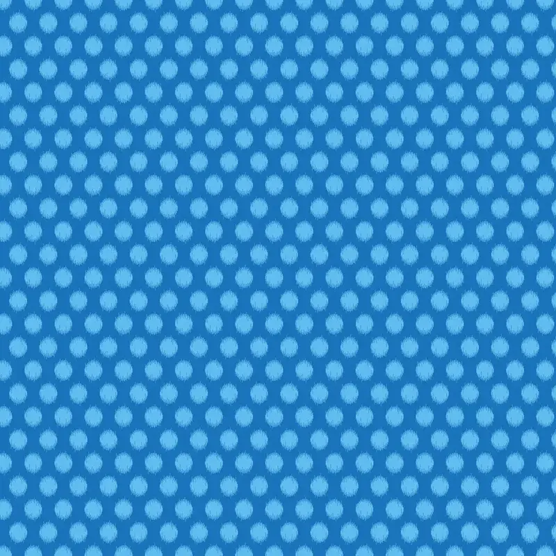 Pop Sugar Top Dot Cotton Fabric – Vibrant Blue Pattern 1