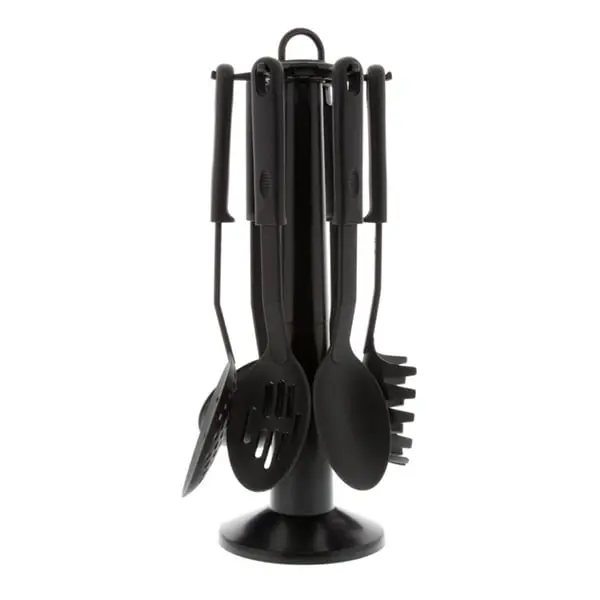 Pradel Excellence Black Wall-Mounted Utensil Rack – Holds 6 Tools 1