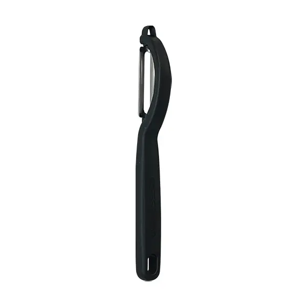 Pratik Dual-Blade Swivel Peeler – Smooth Edge, Black (Nogent) 1