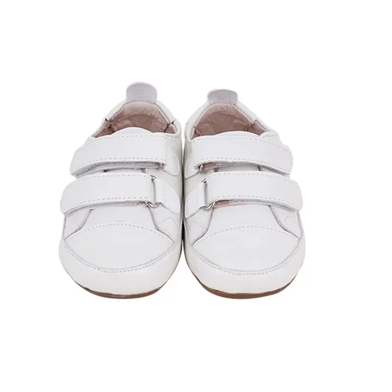 Pre-Walker Tyler Sneakers – White Soft Sole Infant Shoes 1