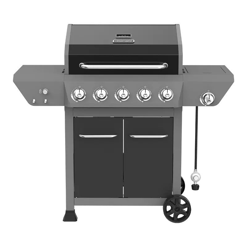 Premium 5-Burner Propane Grill With Side Burner & Prep Station 1