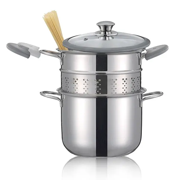 Premium Stainless Steel Pasta Pot – 20Cm, 4L Capacity, Inoxriv 1