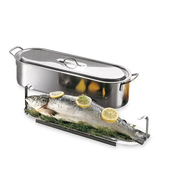 Professional Fish Platter – 60Cm Stainless Steel Serving Tray, Baumalu 1