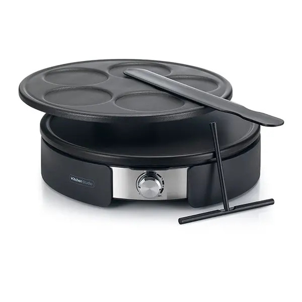 Professional-Size Electric Crepe Maker Kslw-170F (1500 W) By Kitchen Chef 1
