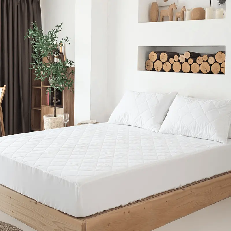 Quilted Waterproof Mattress Protector – Breathable & Machine Washable 1