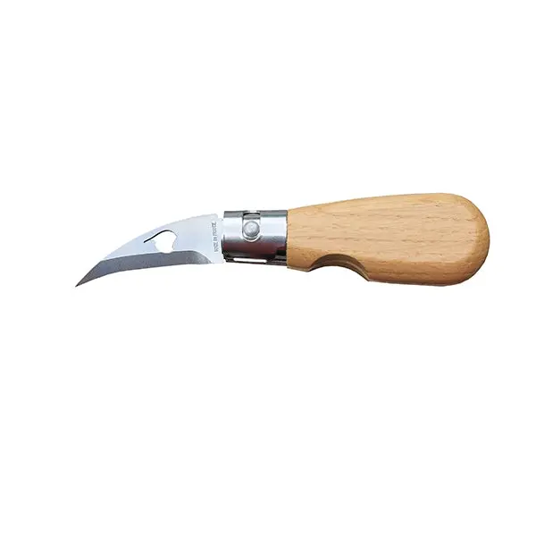 Roger Orfèvre Chestnut And Garlic Knife With Oak Handle 1