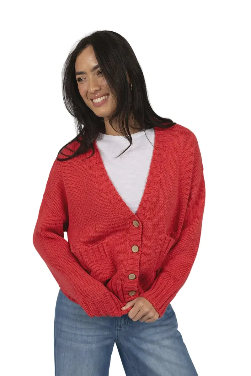 Rouge Citta Open-Front Cardigan 1