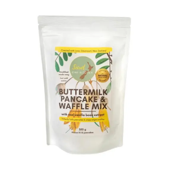 Secret Kiwi Kitchen Buttermilk Pancake & Waffle Mix – All-In-One Dry Blend 1