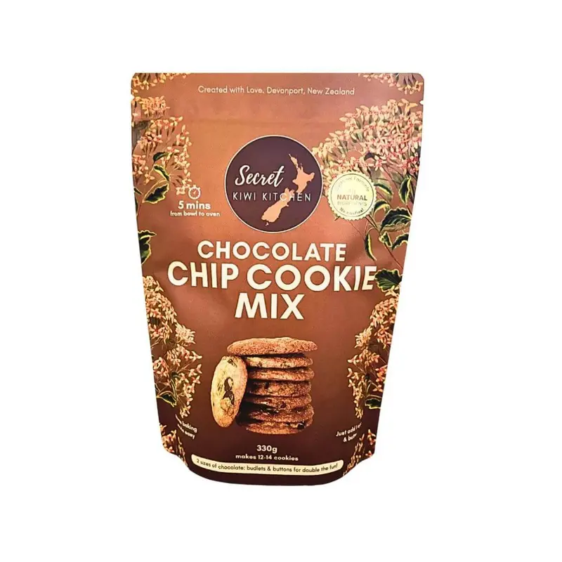 Secret Kiwi Kitchen Chocolate Chip Cookie Mix – Easy Homemade Baking Kit 1